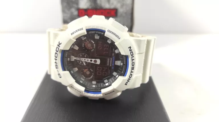 MĘSKI ZEGAREK CASIO G-SHOCK 5081 GA-100B - BIAŁY
