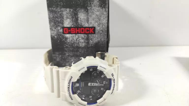 MĘSKI ZEGAREK CASIO G-SHOCK 5081 GA-100B - BIAŁY