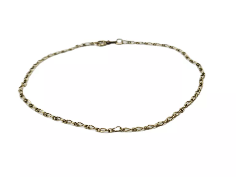 ZB223 ELEGANCKA ZŁOTA BRANSOLETKA 375 DŁUGOŚĆ 23 CM