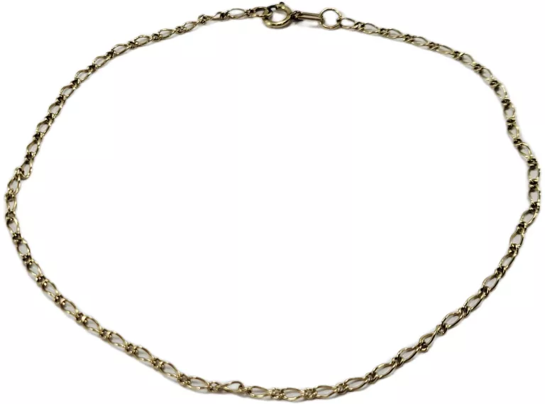 ZB223 ELEGANCKA ZŁOTA BRANSOLETKA 375 DŁUGOŚĆ 23 CM