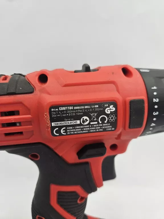 WKRĘTARKA FERM CDM1184 AKU 20V 2.0 AH