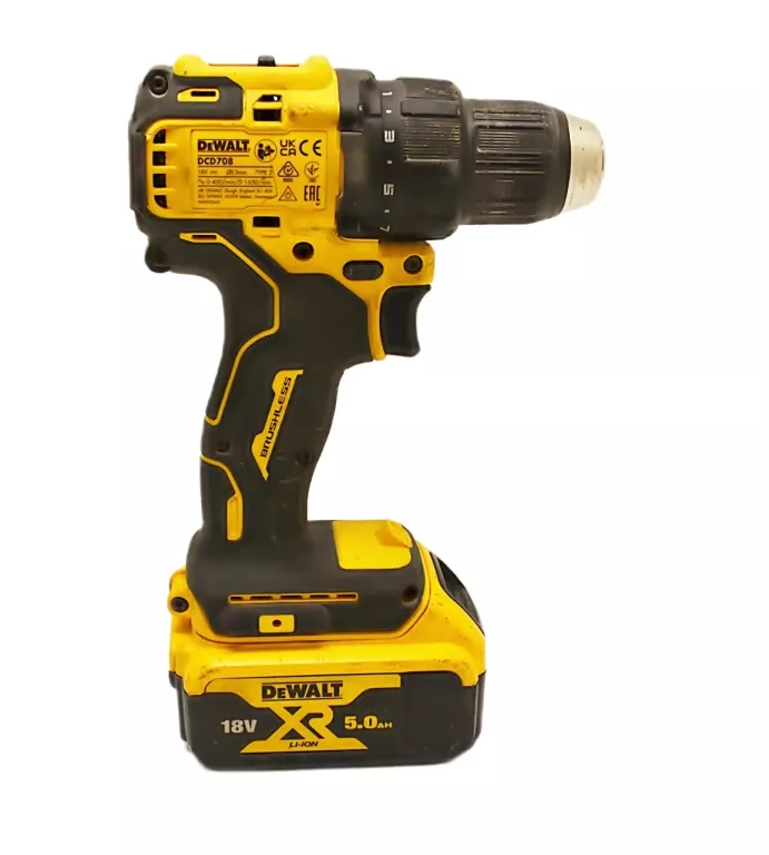 WKRĘTARKA DEWALT DCD708 + 2X AKUMULATOR, ŁADOWARKA