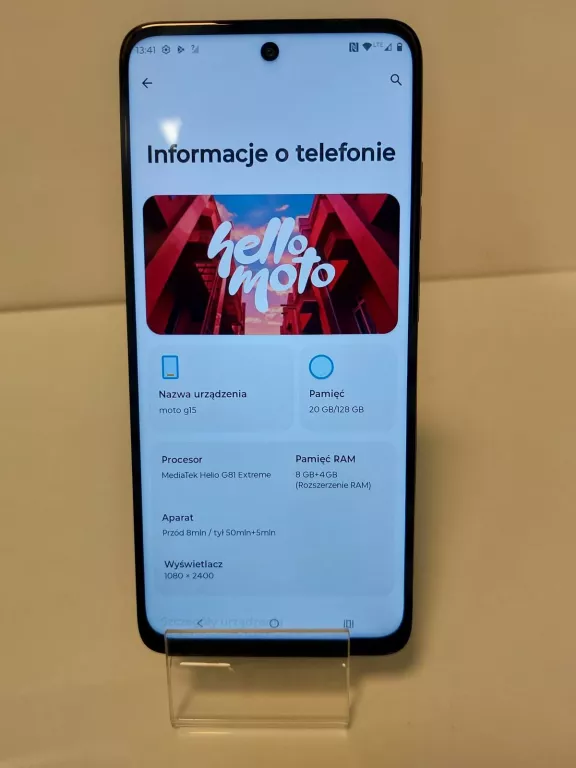 TELEFON MOTOROLA MOTO G15 8/128GB SOLO