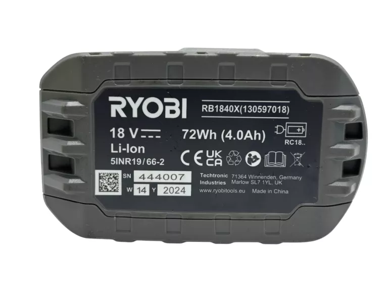 POLERKA AKUMULATOROWA RYOBI ONE+ R18P-0 125MM 18V - ZESTAW, GW.04.2027R