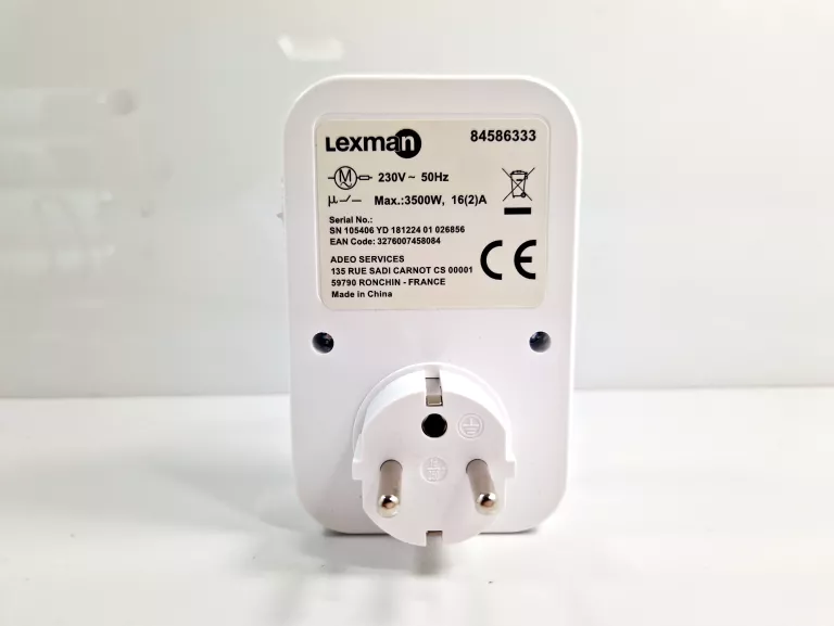 PROGRAMATOR CZASOWY WYŁĄCZNIK MECHANICZNY DOBOWY GNIAZDKO TIMER 24H 3500W