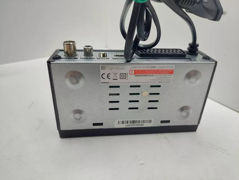 DEKODER DVB-T2 OPTICUM AX LION NS KOMPLET