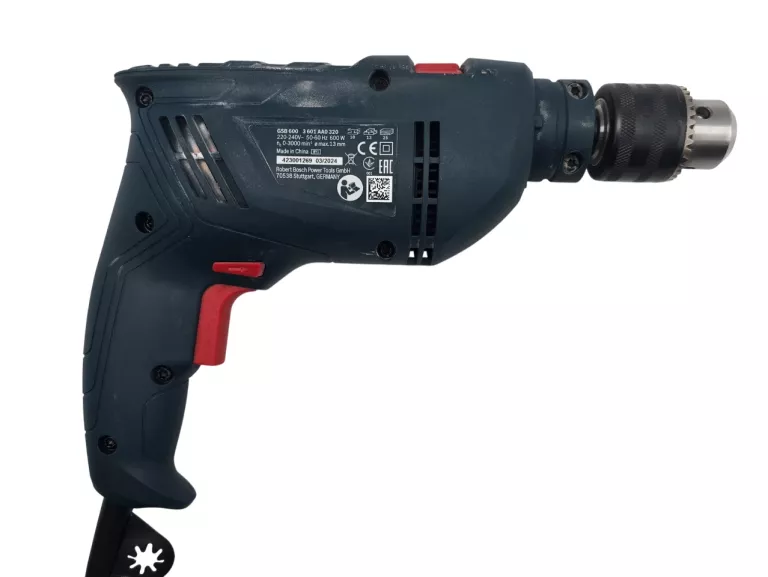 WIERTARKA UDAROWA BOSCH PROFESSIONAL GSB 600  600W 230V + AKCESORIA