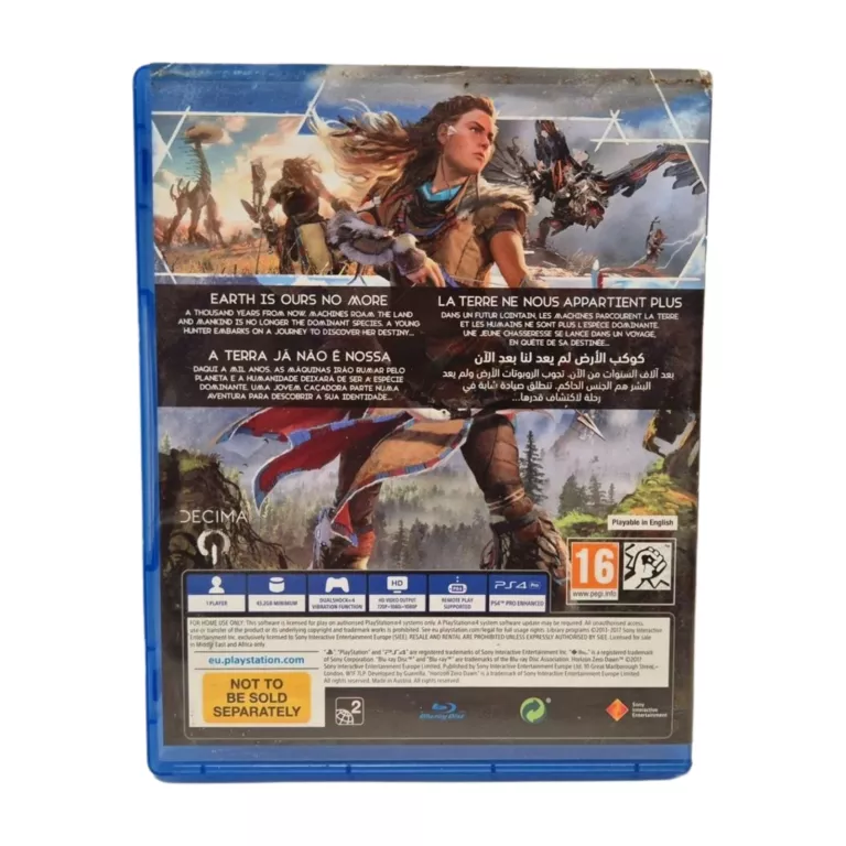 GRA PS4 HORIZON ZERO DAWN