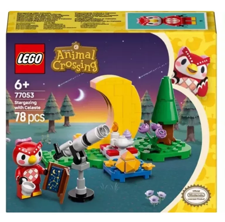 LEGO ANIMAL CROSSING 77053 OBSERWACJA GWIAZD Z CELESTE