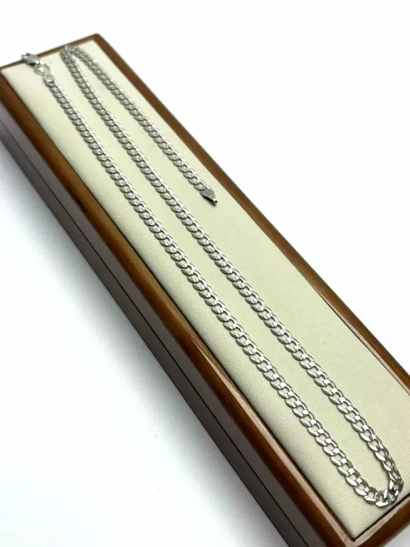 PIĘKNY SREBRNY ŁAŃCUSZEK (925, 10,30G, 51CM)