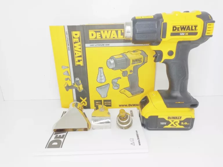 OPALARKA DEWALT DCE530 + AKU DEWALT 18V  5.0
