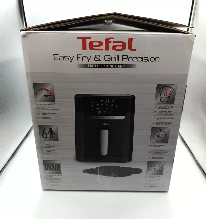 FRYTKOWNICA BEZTŁUSZCZOWA TEFAL EASY FRY & GRILL PRECISION EY505815