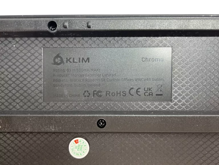 KLAWIATURA GAMINGOWA KLIM CHROMA