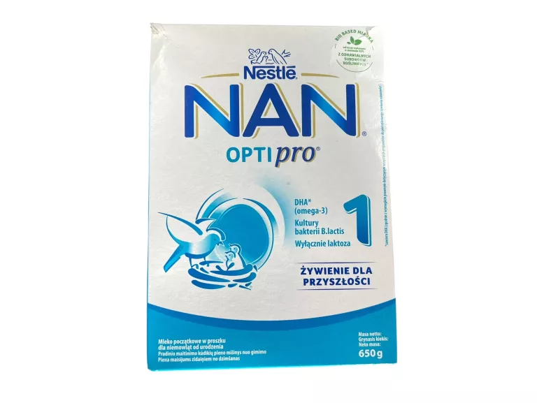 NESTLE NAN OPTIPRO 1 MLEKO POCZĄTKOWE 650 G