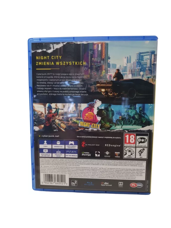 GRA PS4 CYBERPUNK 2077