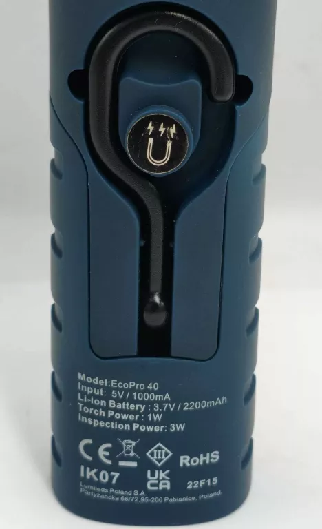 LAMPA WARSZTATOWA PHILIPS ECOPRO40 Z KABLEM USB