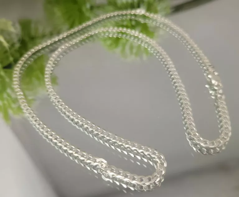 PIĘKNY SREBRNY ŁAŃCUSZEK PANCERKA 7,43G/925