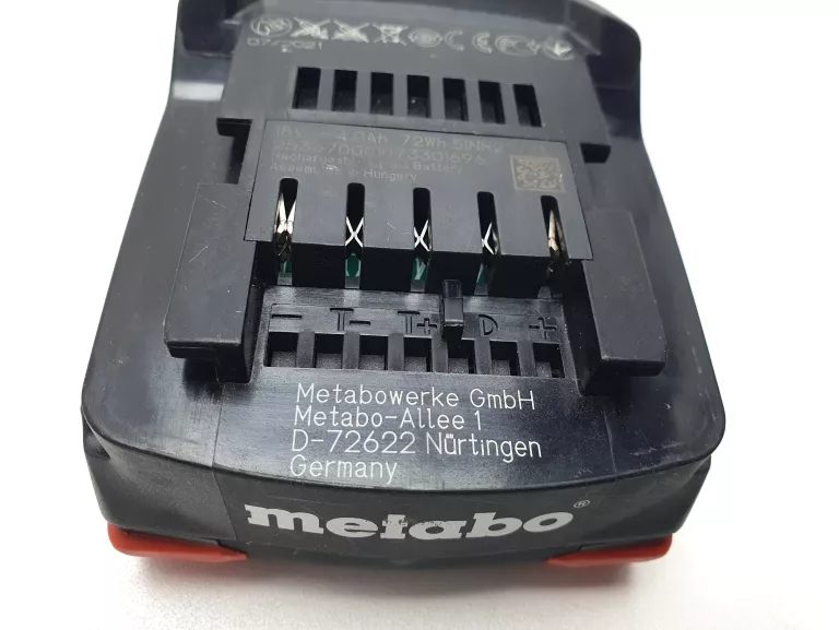 AKUMULATOR METABO 18V 4.0 AH LIHD
