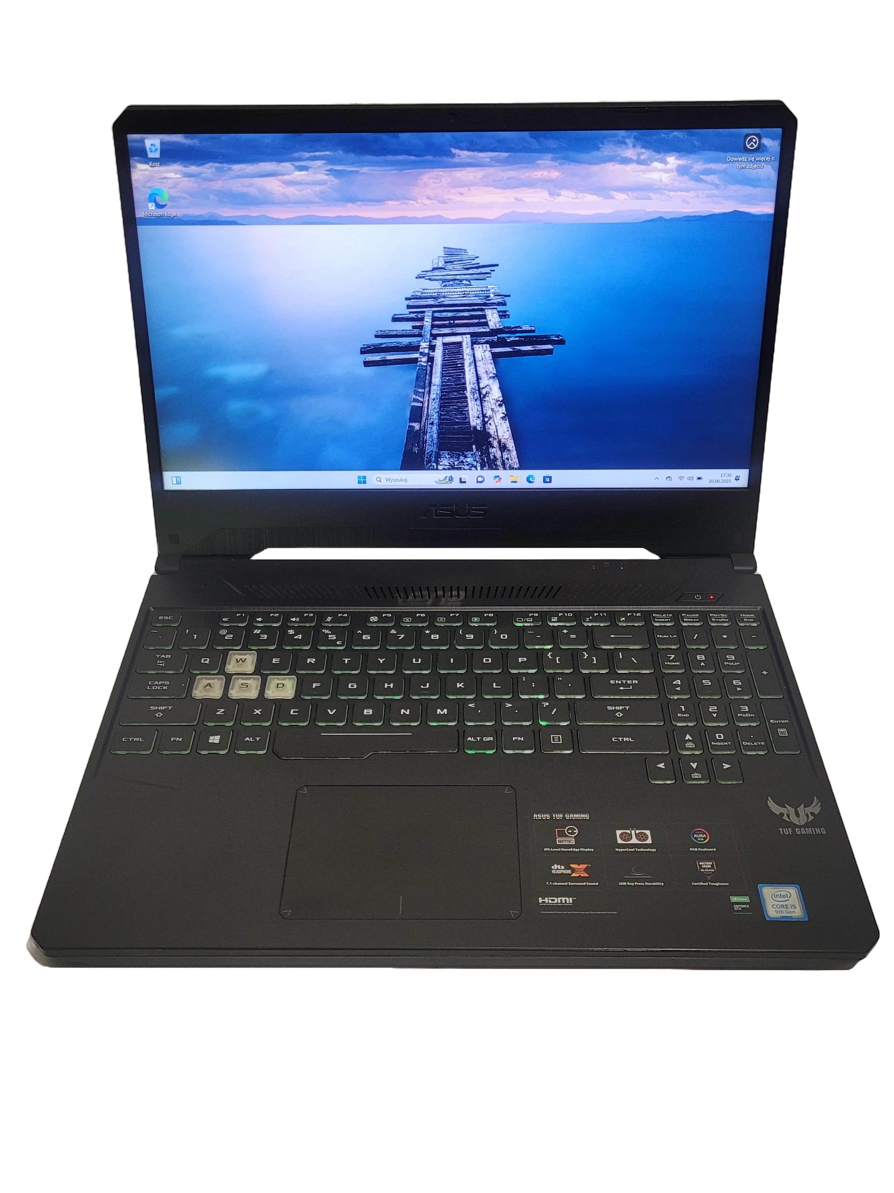 LAPTOP GAMINGOWY 15,6" ASUS TUF GAMING MODEL FX505GT ZESTAW Laptopy — free download