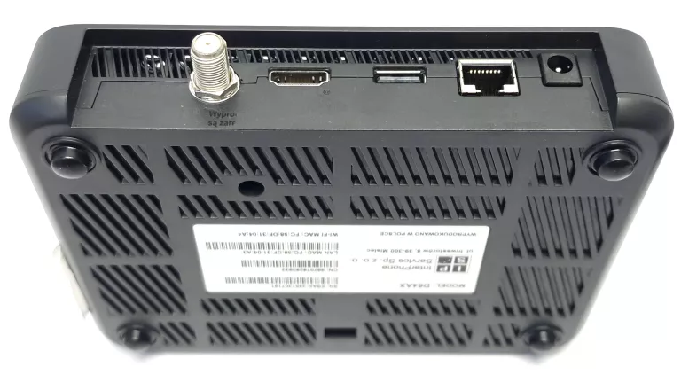 DEKODER NETIA EVOBOX 4K D64AX PILOT/ZASILACZ