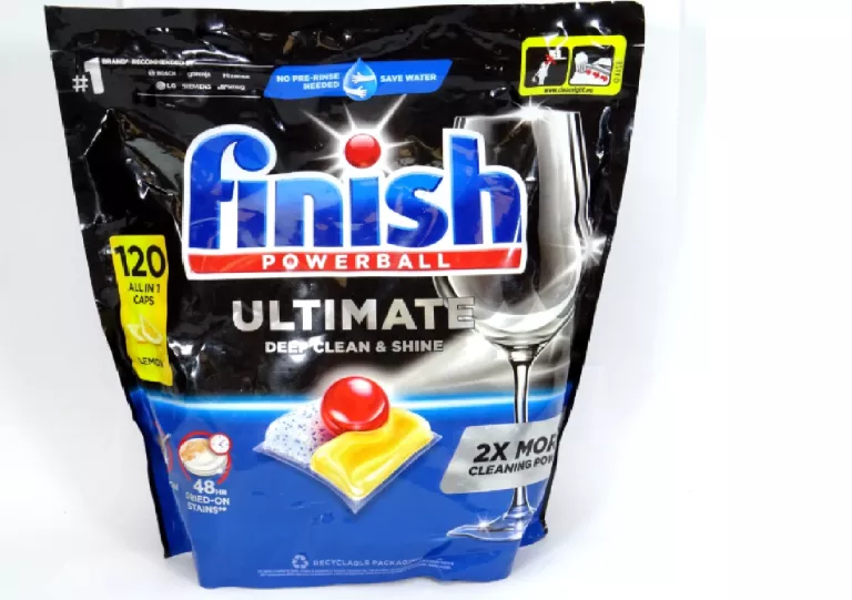 KAPSUŁKI DO ZMYWARKI FINISH POWERBALL ULTIMATE ALL IN 1 LEMON - 120 SZT.