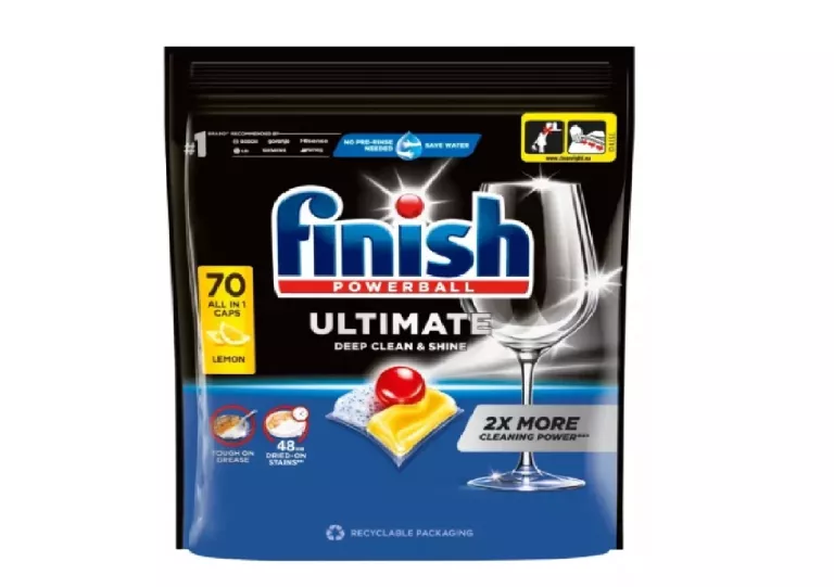 KAPSUŁKI DO MYCIA NACZYŃ W ZMYWARCE FINISH ULTIMATE ALL IN ONE 70 SZT