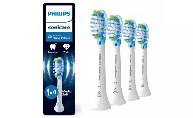 KOŃCÓWKI PHILIPS SONICARE PREMIUM PLAQUE DEFENSE HX9044/87 4 SZT