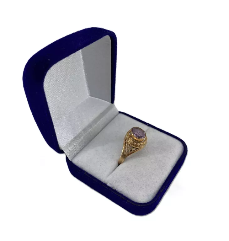 NIEZWYKŁY ZŁOTY PIERŚCIONEK 585 4.39G R.23