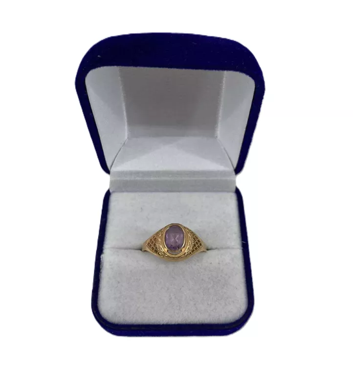 NIEZWYKŁY ZŁOTY PIERŚCIONEK 585 4.39G R.23