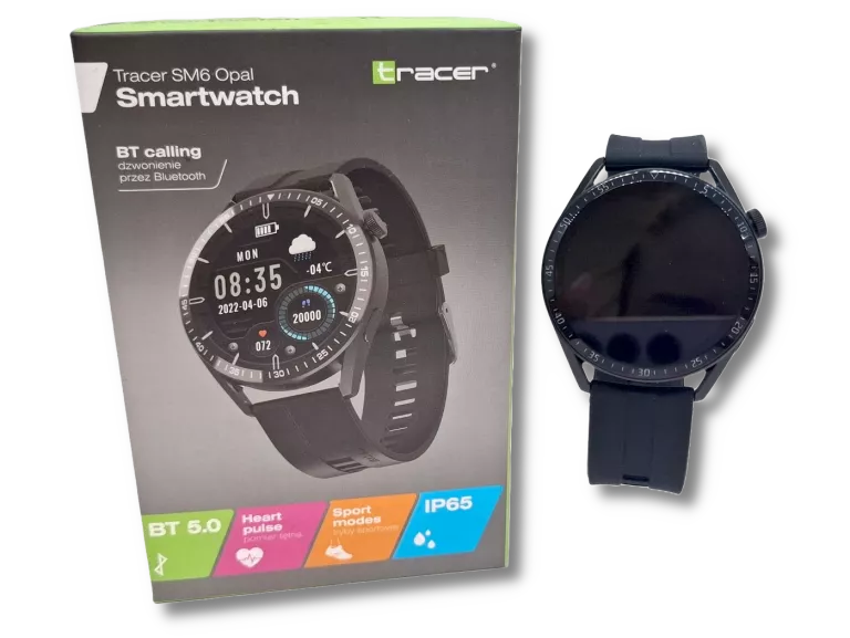SMARTWATCH TRACER SM6 CZARNY OPAL