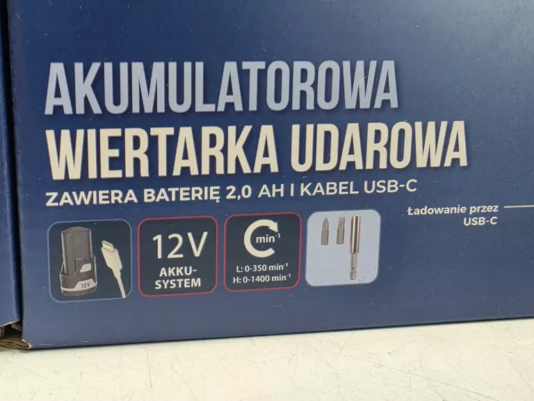 WKRĘTARKA FERREX 12V COMPACT POWER Z UDAREM
