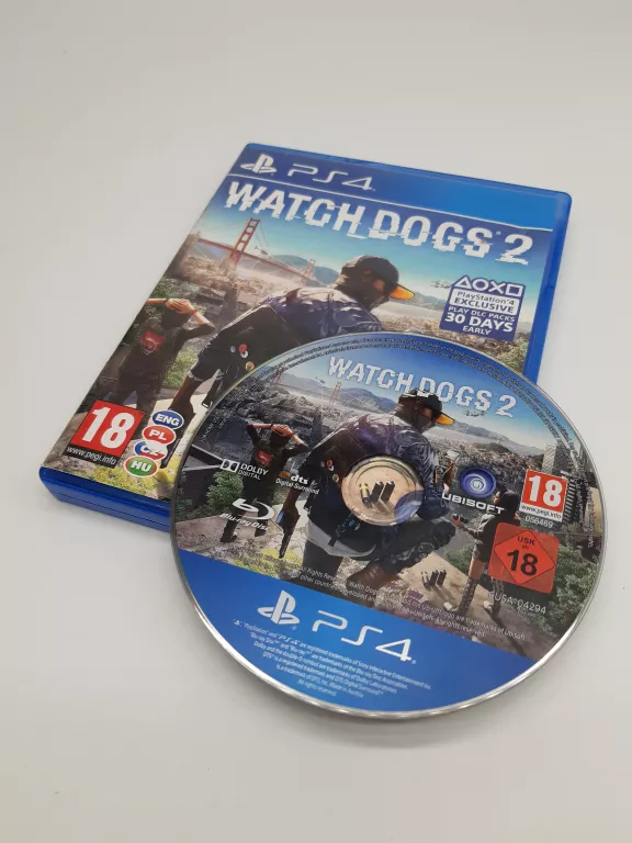WATCH DOGS 2 GRA PS4 (KOMPATYBILNA Z PS5)
