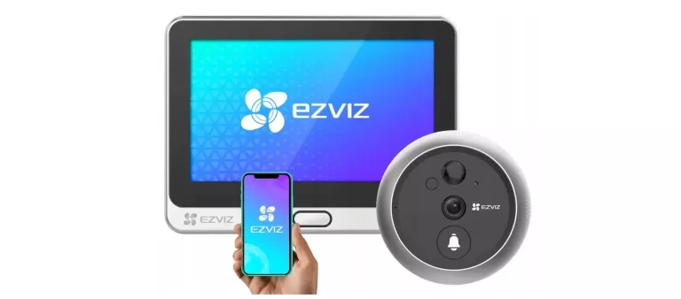 INTELIGENTNY WIZJER DP2C EZVIZ KAMERA WIFI DZWONEK WIZJER CS-DP2C