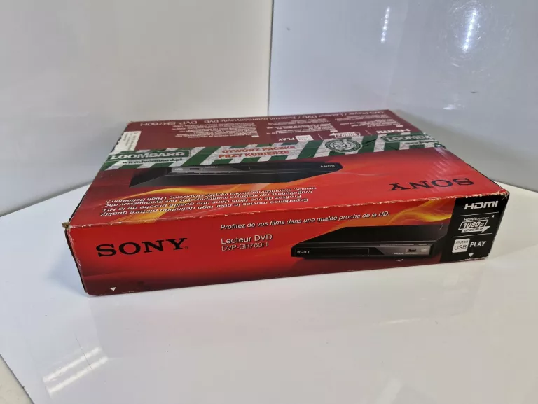 ODTWARZACZ DVD SONY DVP-SR760H USB HDMI MP3 PILOT