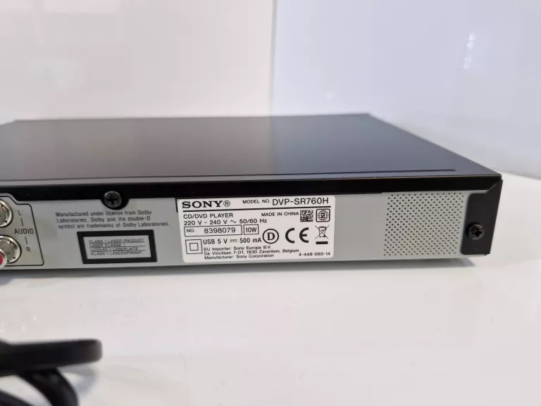 ODTWARZACZ DVD SONY DVP-SR760H USB HDMI MP3 PILOT
