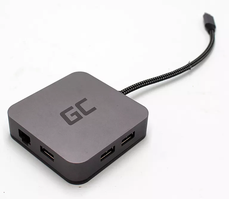 GREEN CELL ADAPTER PRZEJŚCIÓWKA HUB USB-C 6W1
