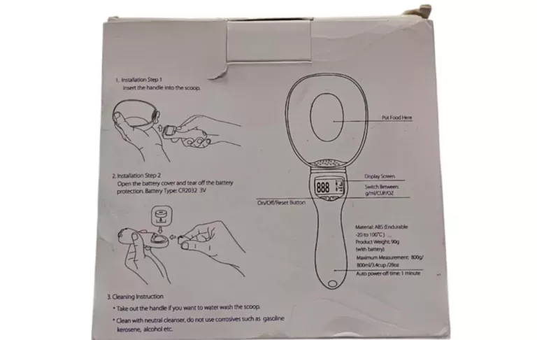 ŁYŻKA ELEKTRONICZNA Z WAGĄ