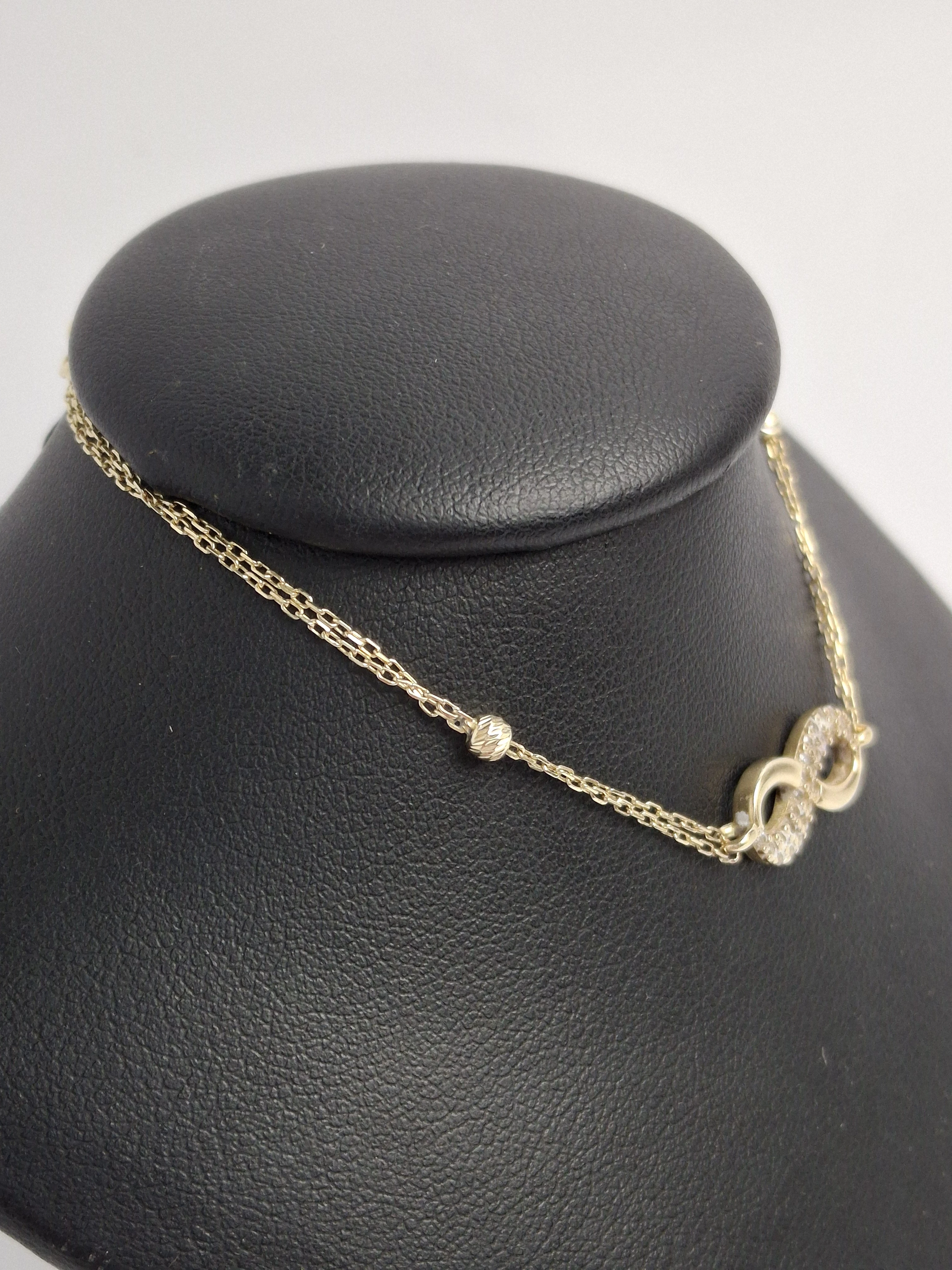 zlota-bransoletka-nieskonczonosc-585-238-g-dl195-cm-rodzaj-2205-2