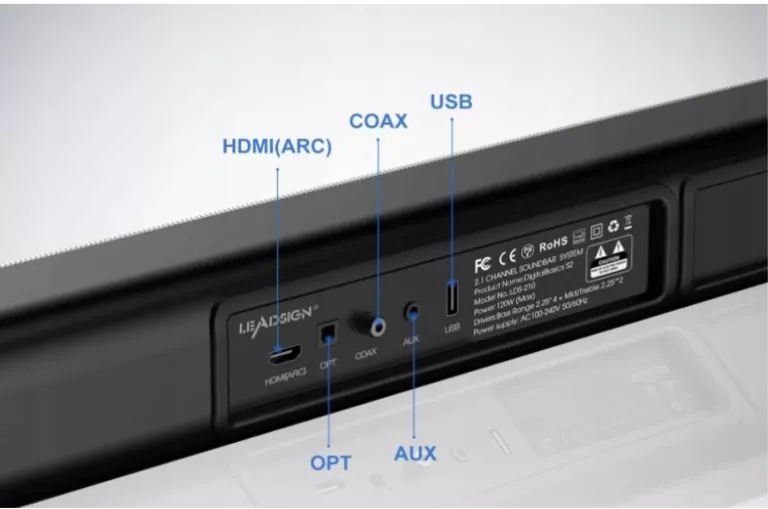 GŁOŚNIK SOUNDBAR LEADSIGN SMART SOUNDBAR 120W