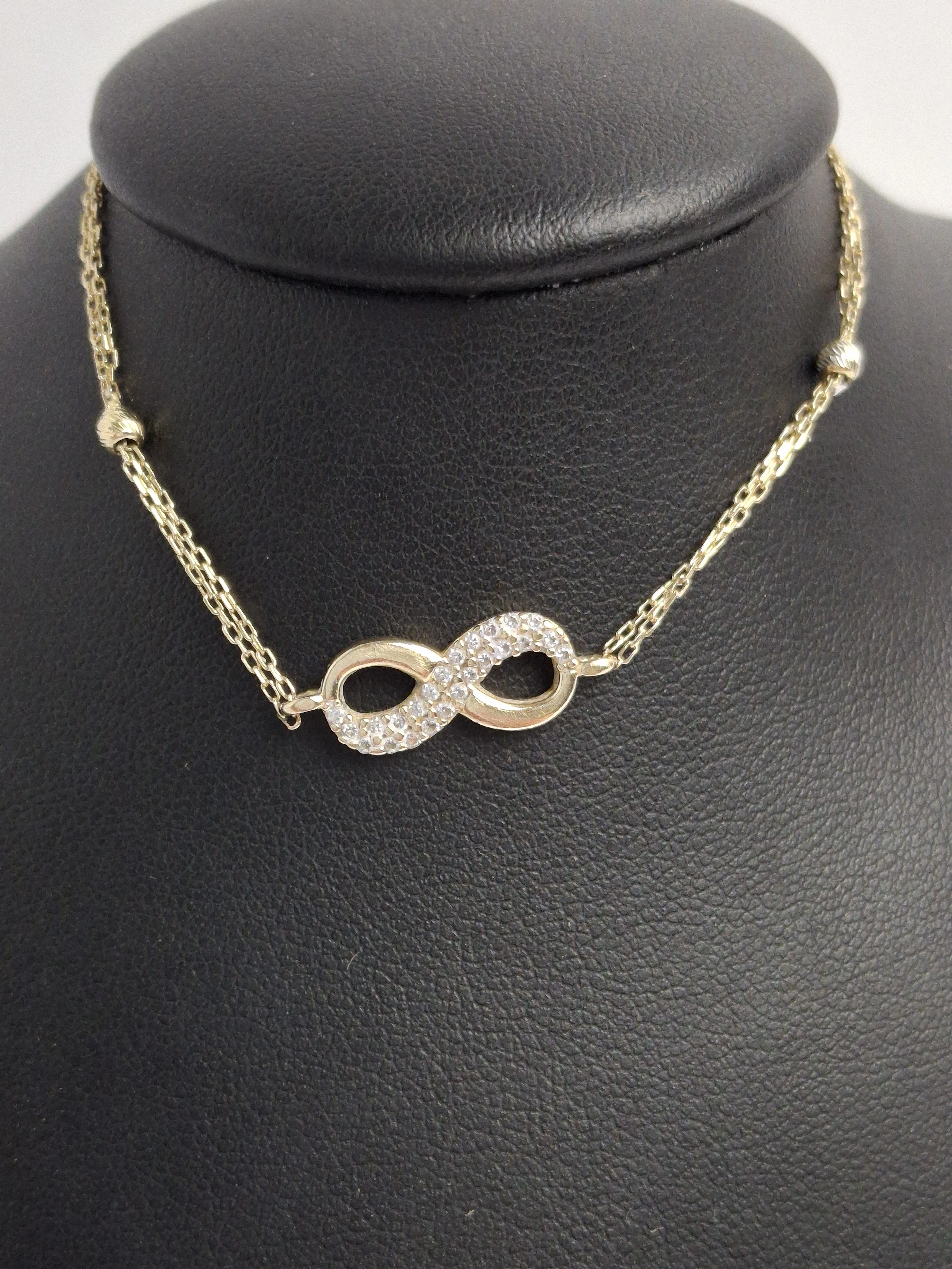 zlota-bransoletka-nieskonczonosc-585-238-g-dl195-cm-chojnowska-251c-legnica