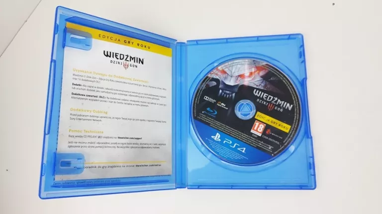 GRA PS4 WIEDŹMIN 3 DZIKI GON