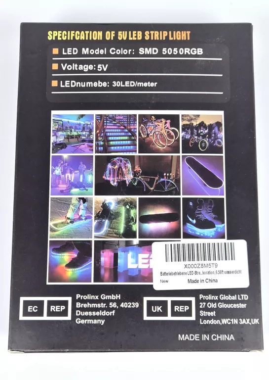 TAŚMA LED NA BATERIE SMD 5050 HIKENRI KOMPLET