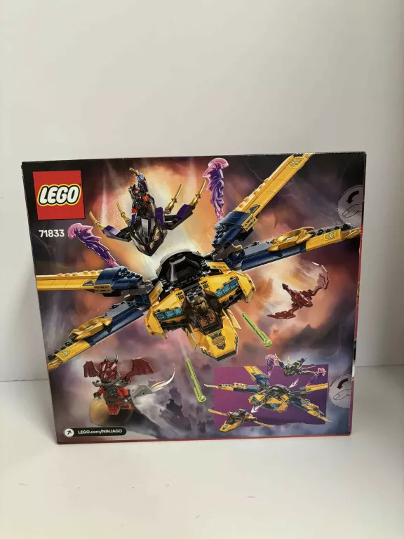 LEGO NINJAGO RAS, ARIN I SAMOLOT SUPERBURZOWY 71833