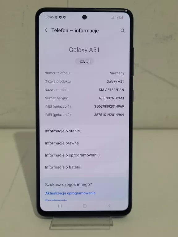 TELEFON SAMSUNG GALAXY A51 4/64 GB