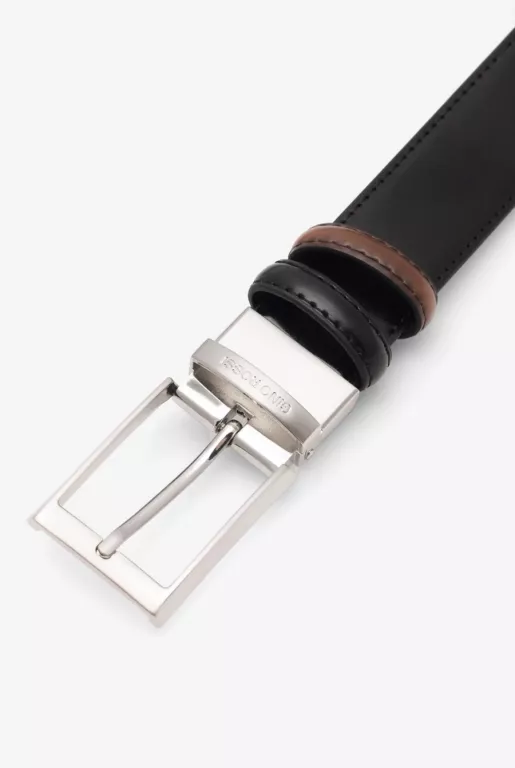 ORYGINALNY MĘSKI SKÓRZANY PASEK GINO ROSSI 3M2-005-AW23 115CM