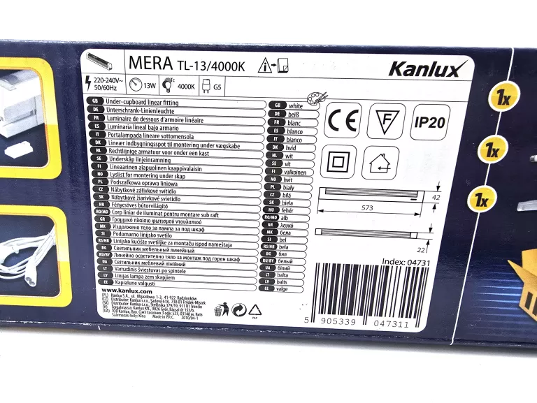 LAMPKA KANLUX MERA TL-13/4000K / 5905339047311