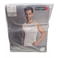 PODKOSZULKI MĘSKIE BIAŁE ERGEE 2 PACK XL