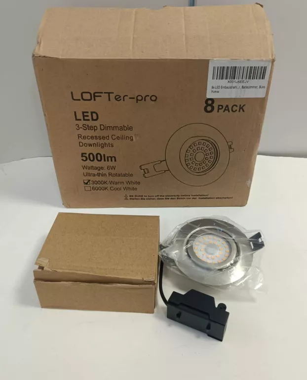 LEDY SUFITOWE 8 PAK LOFTER PRO