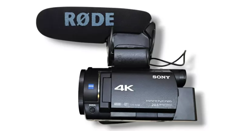 KAMERA CYFROWA SONY FDR-AX33 + MIKROFON RODE VIDEOMIC PRO RYCOTE
