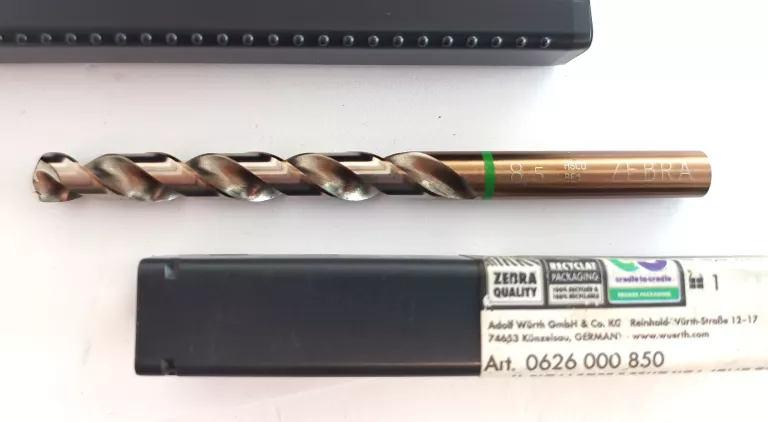 ZESTAW WIERTEŁ HSS HSCO I INNE ZEBRA PREMIUM WURTH